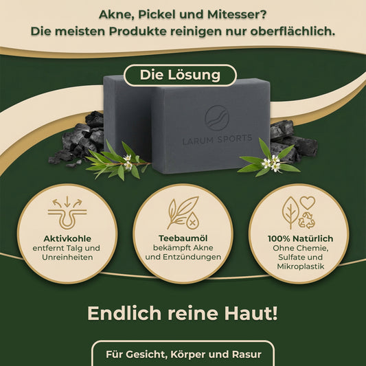 LS Aktivkohle Seife, 2 Stück