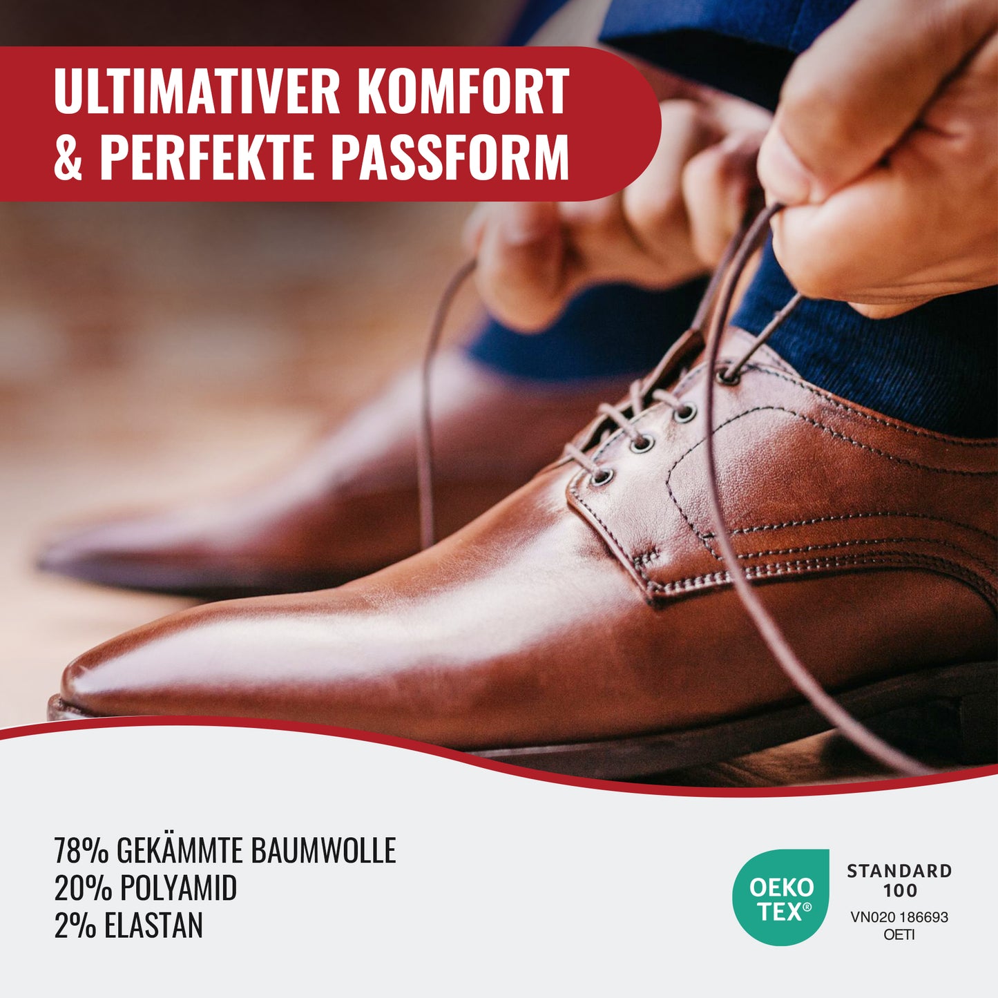 The Cotton Classic | Crew Socken, 10 Paar, schwarz