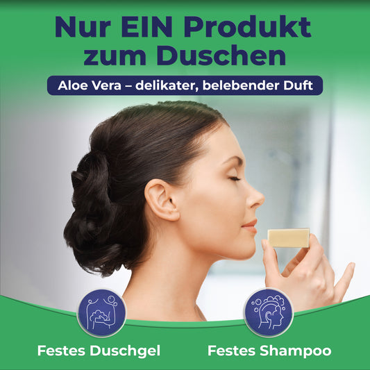 larum sports Duschseife Aloe Vera, 2 Stück