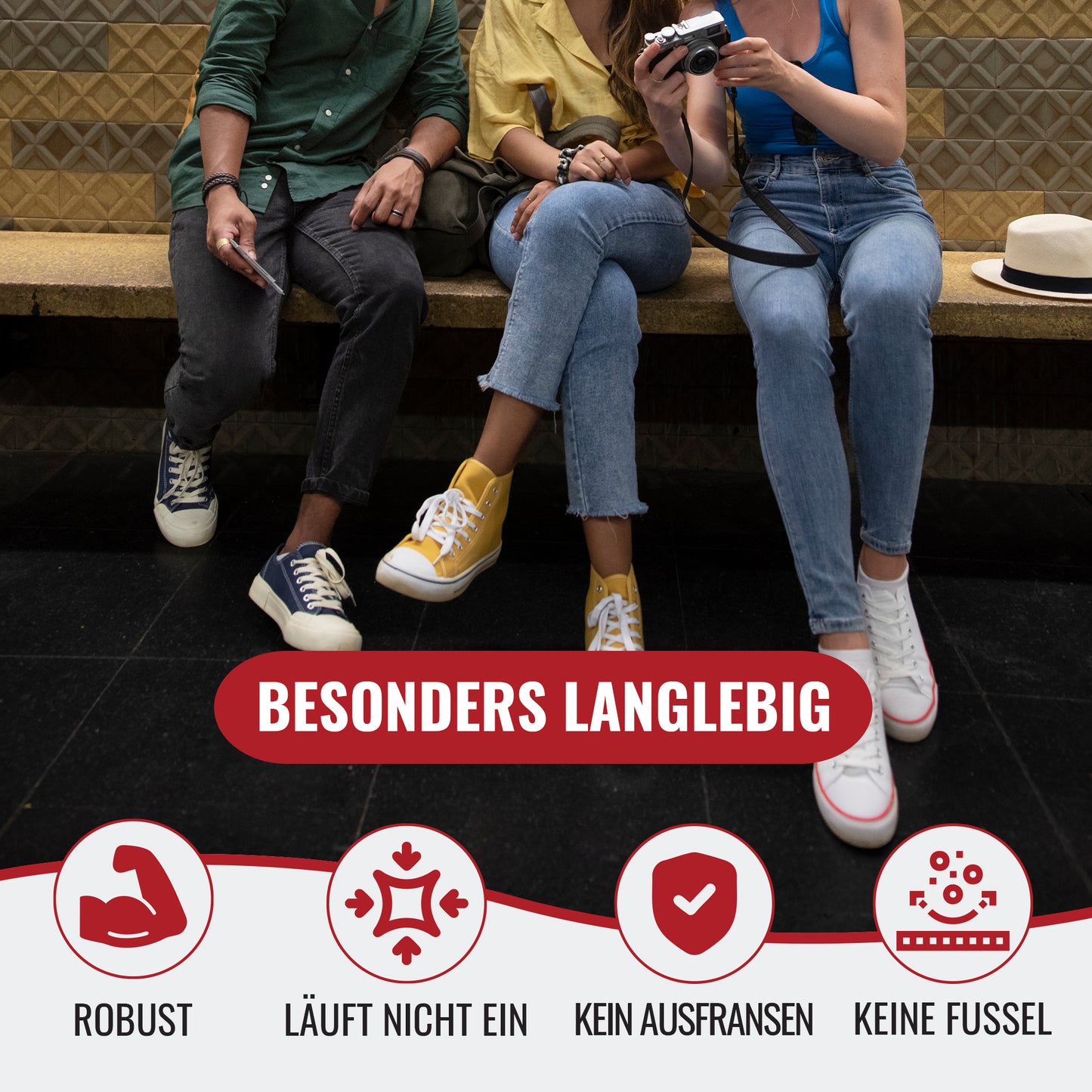 Sneaker Socken, 10 Paar, schwarz