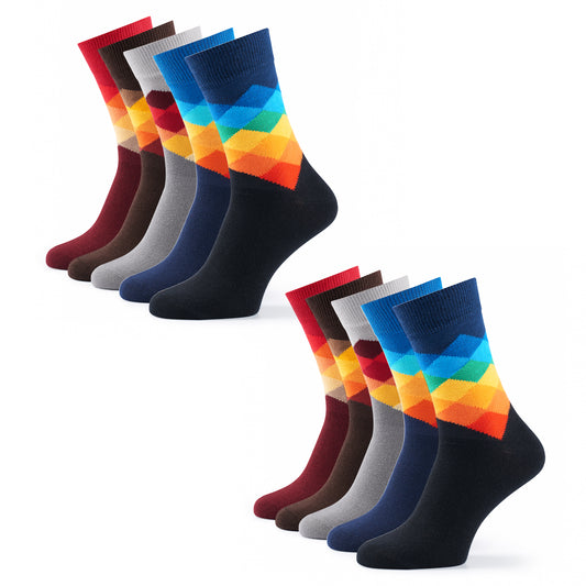 The Cotton Classic | Crew Socken, 10 Paar, Diamond Mix 1