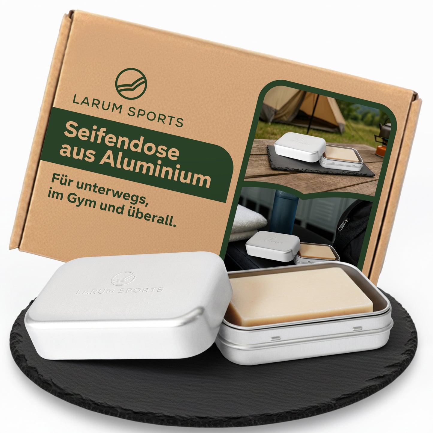 LS Seifendose Aluminium