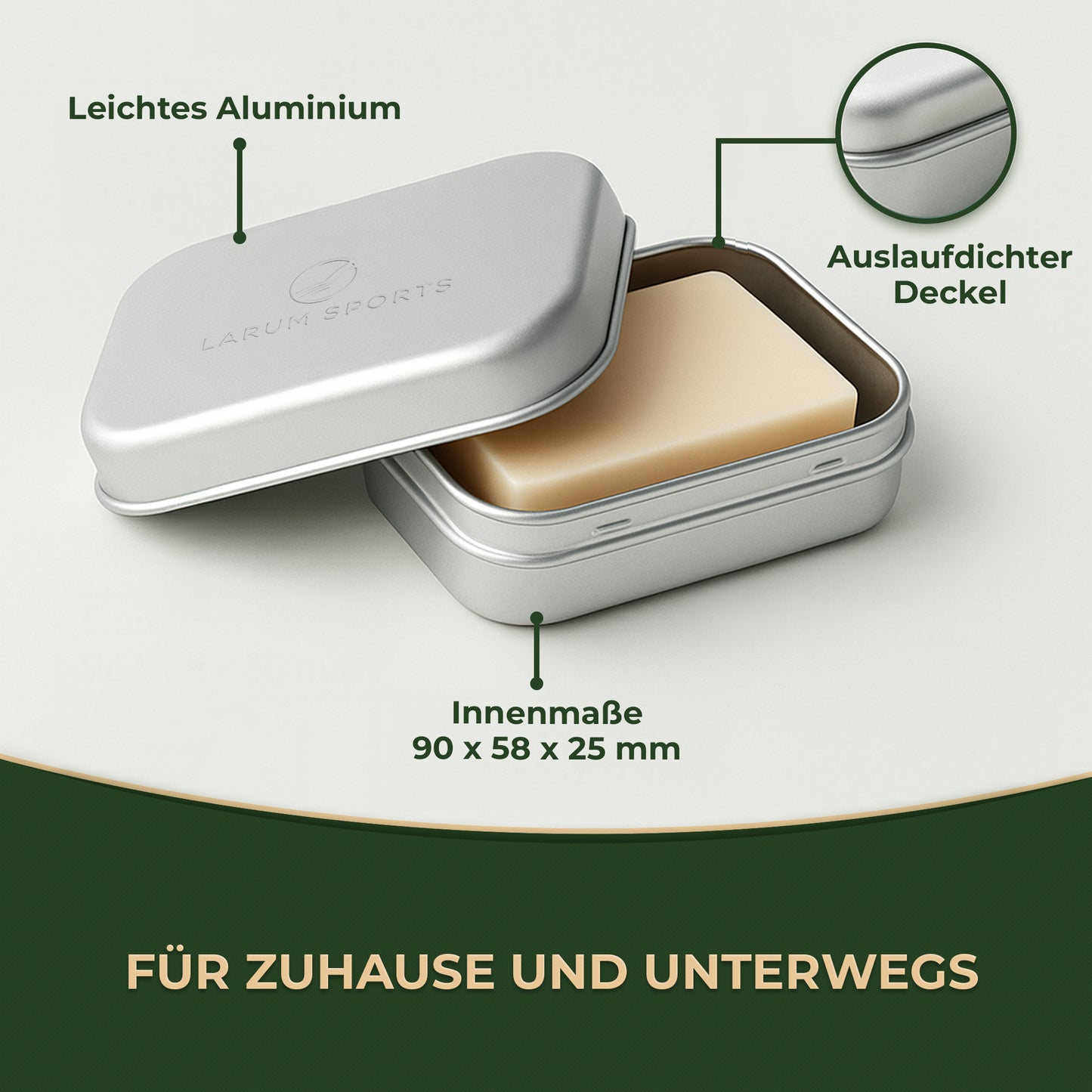 LS Seifendose Aluminium