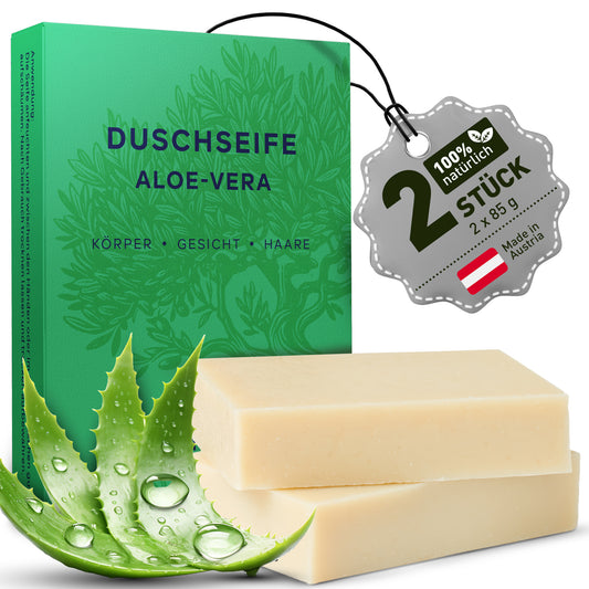 larum sports Duschseife Aloe Vera, 2 Stück